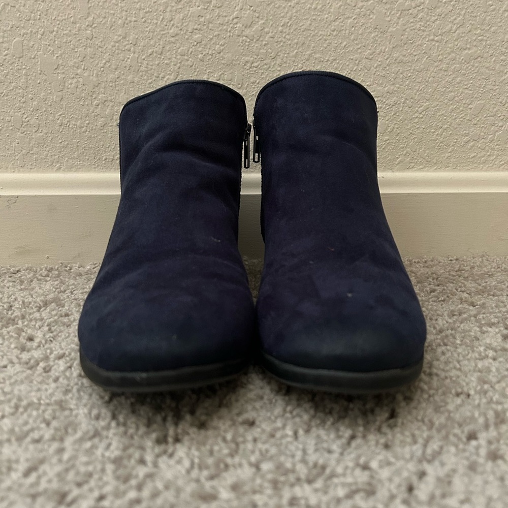 Elegant Navy Ankle Booties
